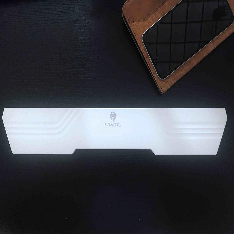 

Wolf Walker Universal Detachable Wrist Rest for 104-Key Keyboards, available in Black, White, Pink, Yellow.