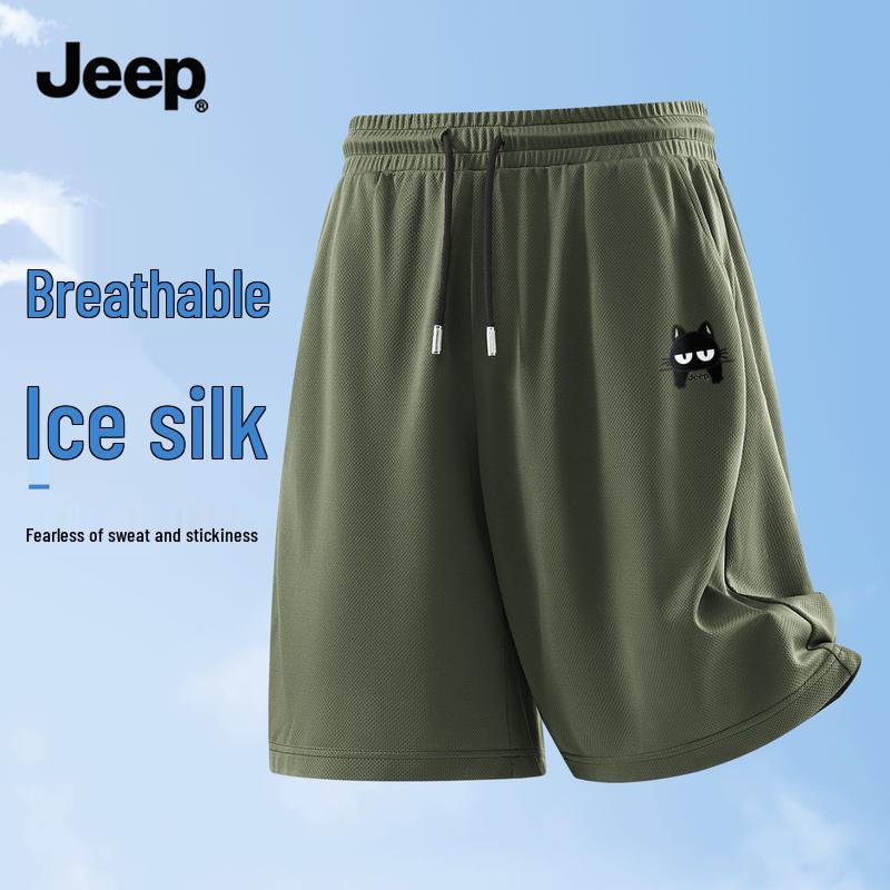 JEEP Men s Summer Mesh Quick-Dry Running Shorts 4XL