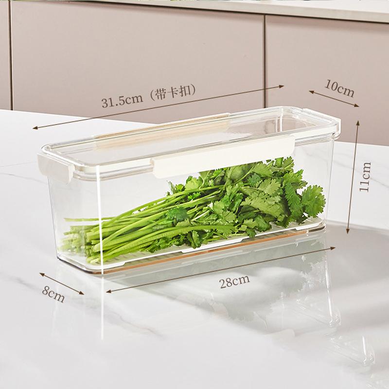 Kitchen Storage Box Refrigerator Whole Piece Preservation Artifact Thickened Noodle Box Egg Preparation Sealed Organization Box