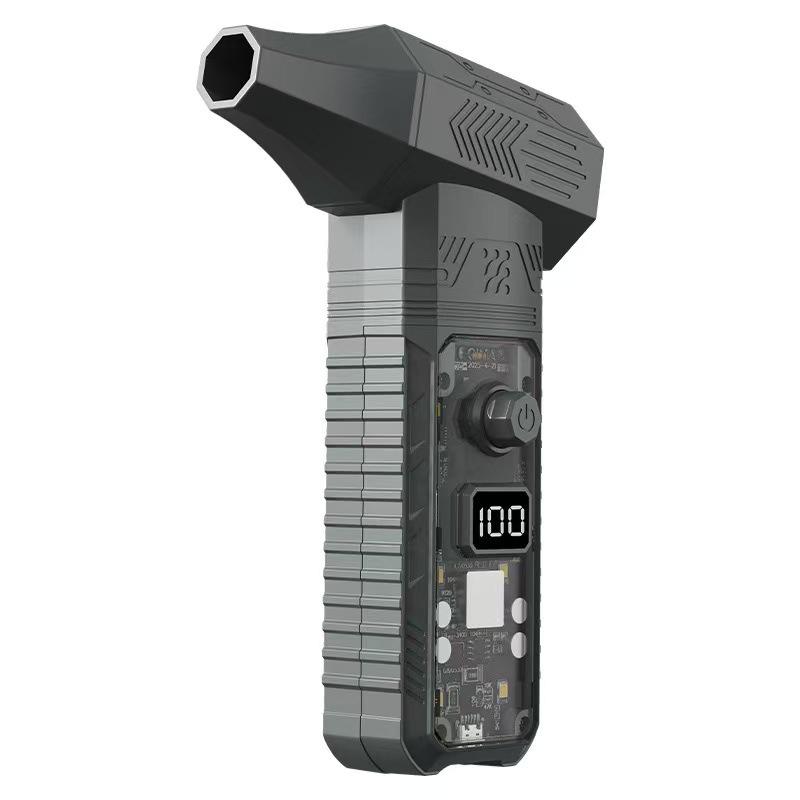 

Dual-Head High-Speed Handheld Fan & Duster with Charging & Light for Outdoor Travel Advanced Gray
