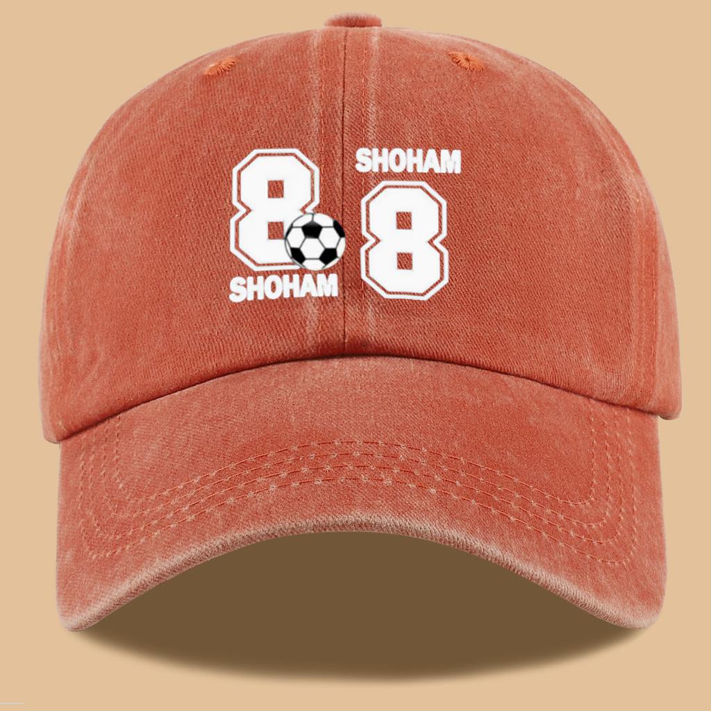 Printed Baseball Cap Trendy Personalized Fashion Cap SHOHAM Letter Decoration Unisex Adjustable Cap