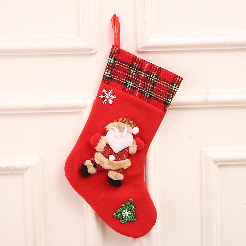 Large Christmas Stocking Gift Bag for Decorations and Supplies