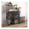 [Space-Saving Dustproof Storage Rack] TITIROBA Storage Shelf with Door, Storage Rack, Shelf, Easy Assembly, Large Capacity, Organizing Shelf, Clothes