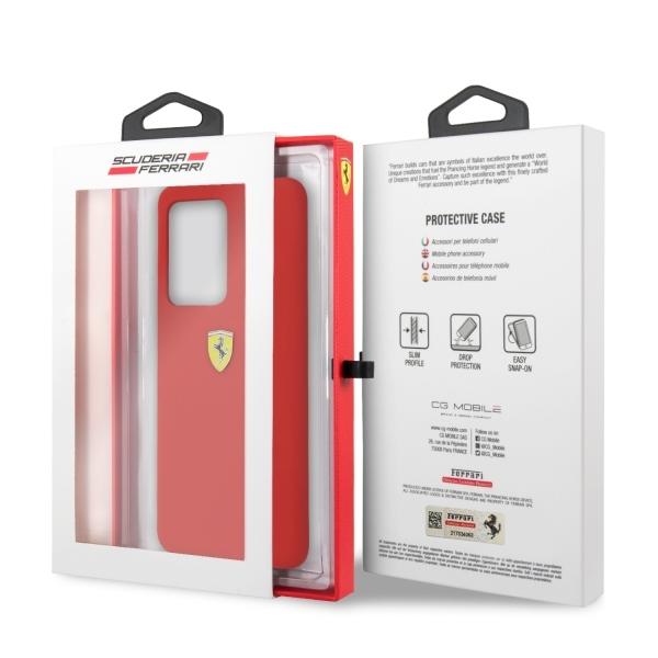 Etui Do Samsung Galaxy S20 Ultra Ferrari Twarde Czerwone Silicone
