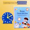 Montessori Math Clock for Kids: Time Recognition Teaching Aids for First Grade Learning
