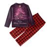 Passende Familiensets mit Weihnachtsmotiven, Langarmshirts und Hosen