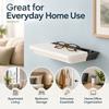 Plastic Floating Wall Mount Shelf Slide Open Display Rack with Drawer  Entryway