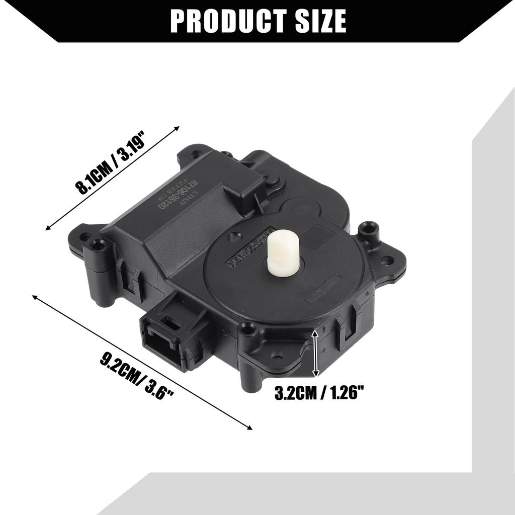uxcell HVAC Blandeluftspjeldaktuator Kompatibel med Toy Ota 4 Runner Kompatibel med Toy Ota FJ Cruiser Foran Slitesterk Plast 1 stk Svart Nr. 8710635120