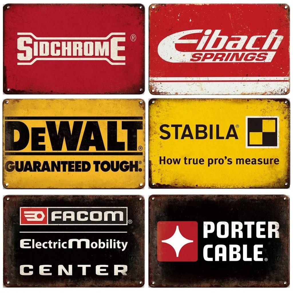 Retro Tool Stihl Brand Metal Tin Sign Vintage Plate Vintage Plaque For Man Cave Home Bar Cafe Garage Workshop Club Wall Decor