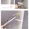 Mode Kattöga Fotokromiska Solglasögon Unisex Glasögon med Färgskiftande Glas Damer Anti Blått Ljus