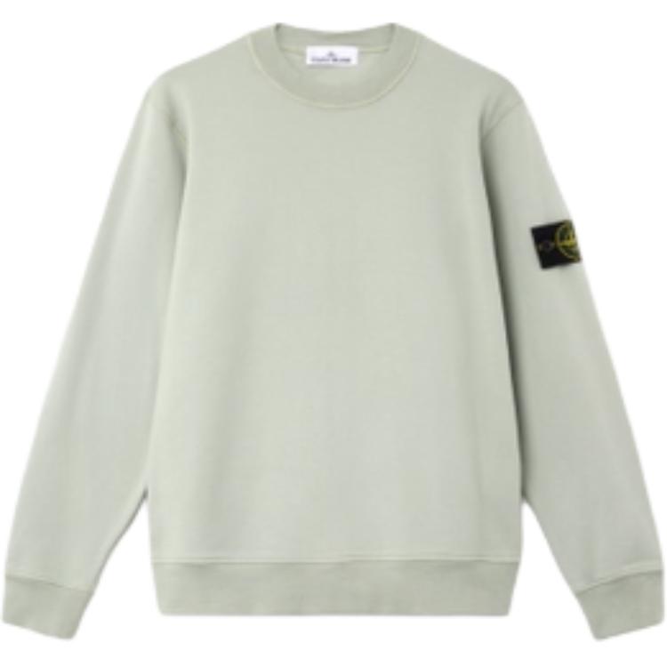 Stone Island Effen Kleur Gebreide Lange Mouwen Ronde Hals Sweatshirt Heren sweatshirt L1S156100060S0051V0055 L
