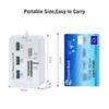 USB-C 7-in-1 Docking Station: USB 3.0 Hub, Card Reader, Aluminum High-Speed Splitter