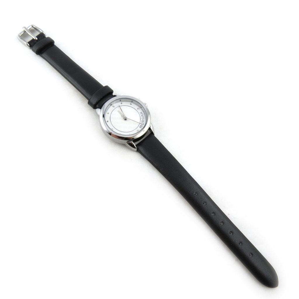 Morgan [N2372] - 'Morgan' Designer Watch White Black
