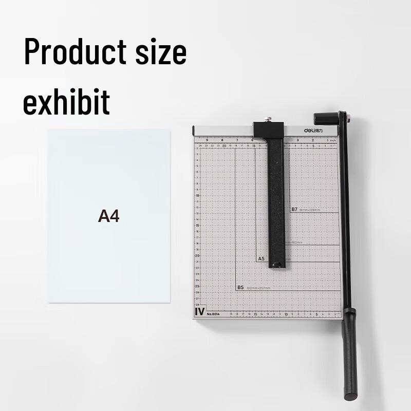 Deli Manual Steel Paper Cutter CN plug (adapter included)