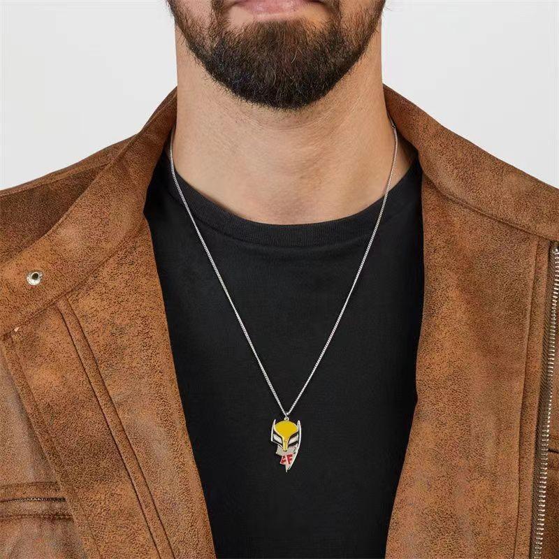 Superhero Stylish Jewelry Featuring Deadpool And Wolverine In Durable Alloy For Everyday Wear
