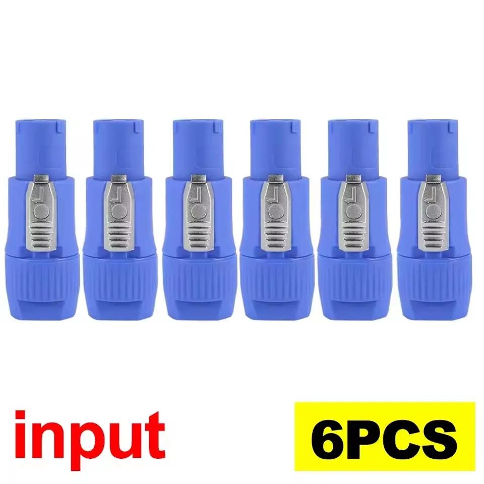 6/1PCS NAC3FCA NAC3MPA Male Plug 20A Power Plug Power Socket Adapter 3Pin Powercon XLR Connector for Stage Light LED Screen