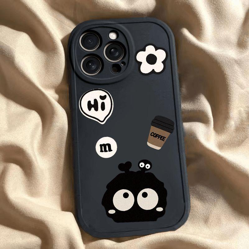 

Чохол для телефону у вигляді кавового брикету для iPhone 16Plus, 15Plus, 14, 13, 12 - Веселий дизайн з м якою оболонкою. iPhone 11