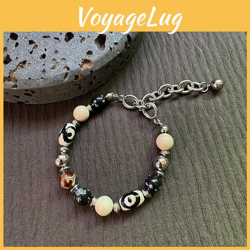 Vintage Natural Stone Beaded Bracelets For Men And Women Handmade Geometric Style
