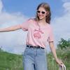 Women's Cartoon Print Short Sleeve T-Shirt