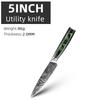 Stainless Steel Professional Japanese Kitchen Knives Durable Slicing Boning Paring Bread Utility Knife Chef Cleaver Meat Knife
