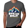 Steamboat Coloradousa Ski Resort 1980s Retro Tshirt Minimalist Graphic Tee Shirt