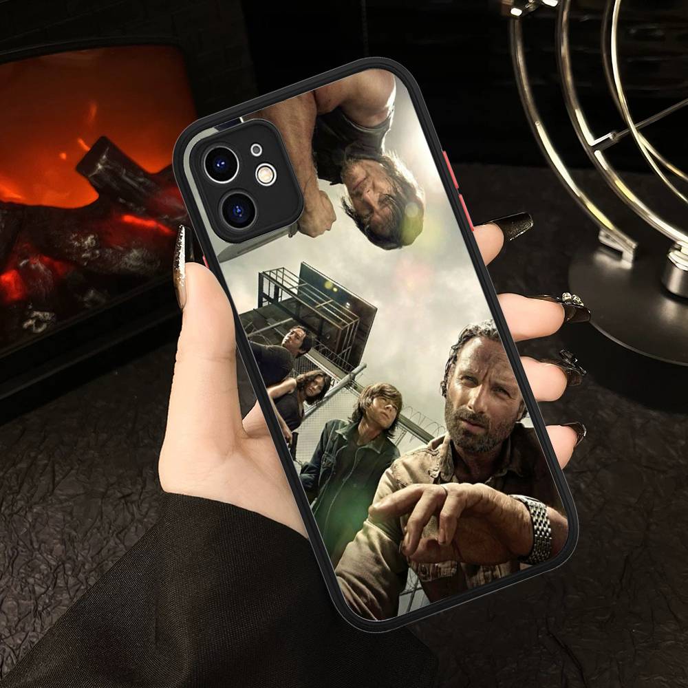 Horror The W-Walking D-Dead TV For IPhone 11 12 13 14 15 16 Pro Max Plus Matte Translucent Phone Cover