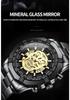BINBOND Men's Luminous Skull Skeleton Watch