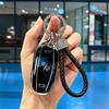 Silberne Kante TPU Auto Keyless Schale Fob Für Tesla Model 3 Y X Model S Schutz Hülle für Auto Fernbedienung Schlüssel Zubehör