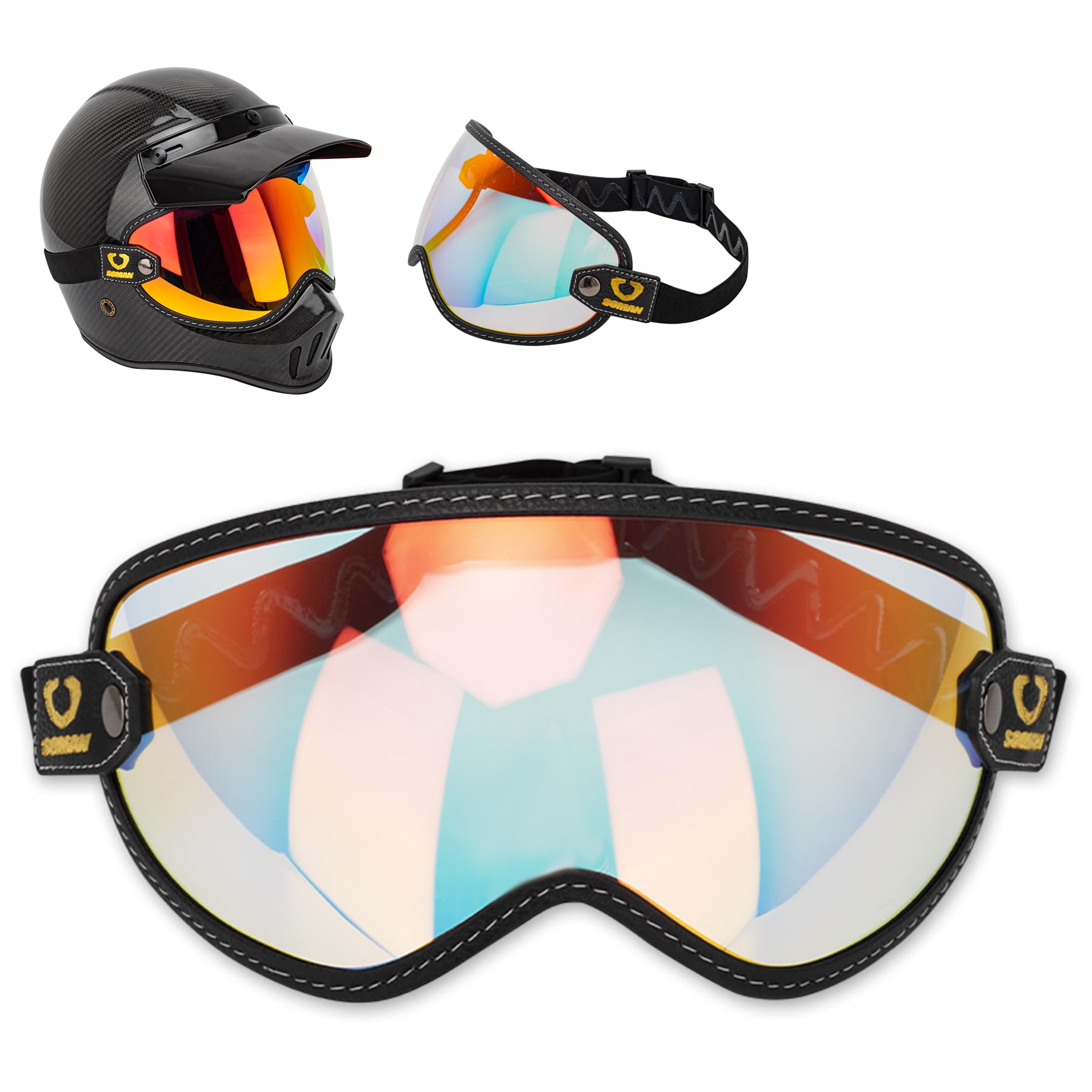 

YESCUT Пузырьковый щиток для EX PC УФ Силиконовый ремешок Защита от шума ветра для шлемов REVO ZERO, Материал оптического класса, Защита, Высокое разрешение, Для использования днем/ночью,