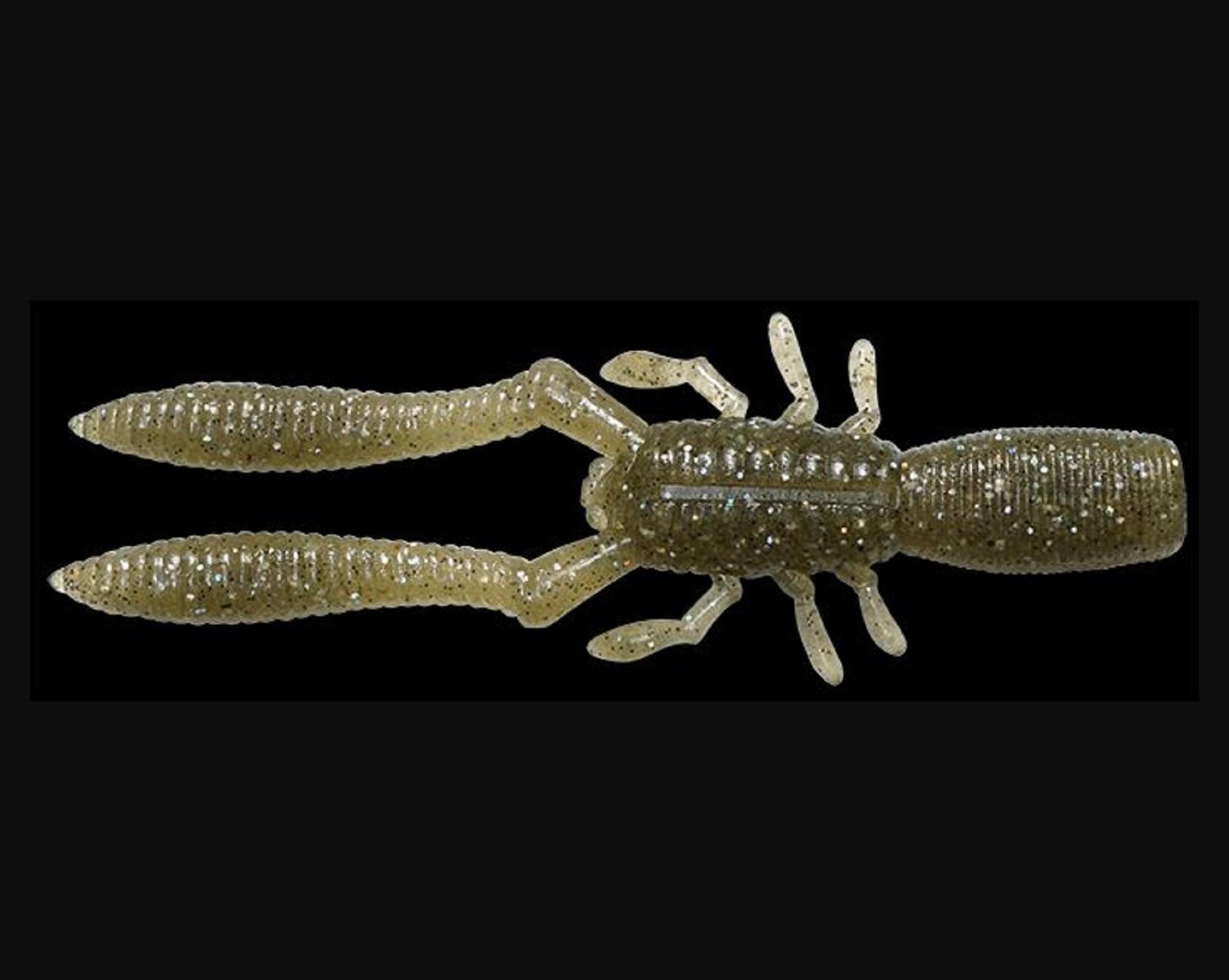 Megabass Soft Lure Bottle Shrimp 4 Inches Svetlý MelóN (8638)-image