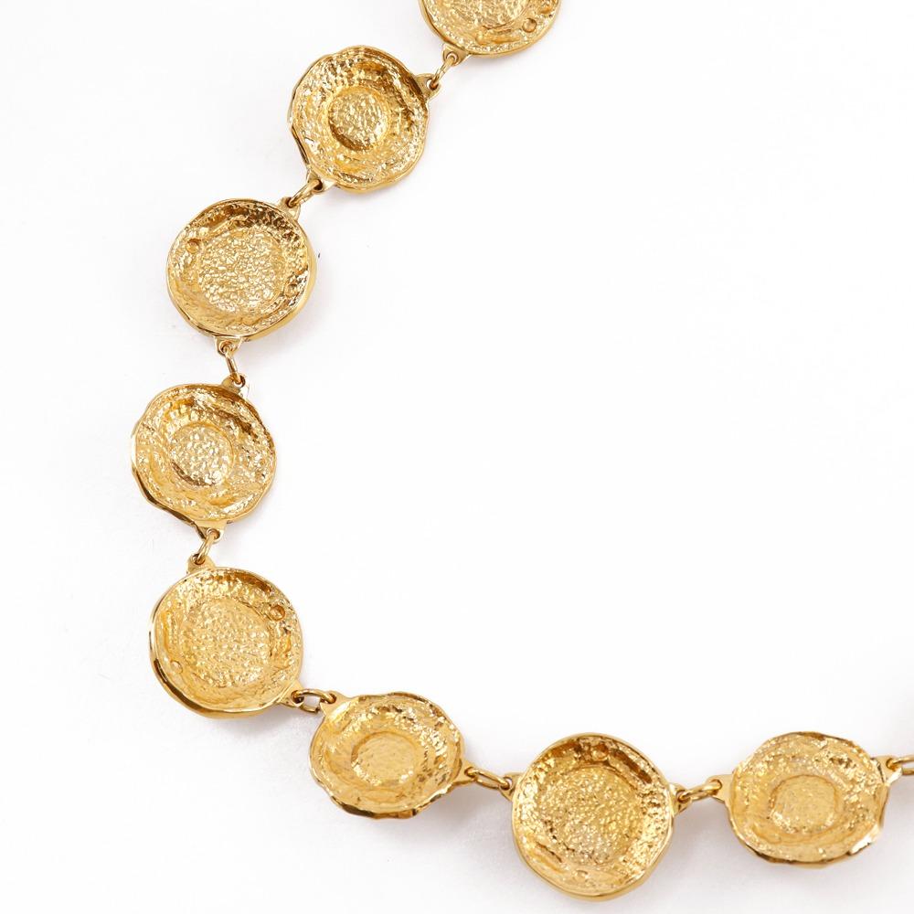 Chanel Naszyjnik vintage Platerowane Złoto/Sztuczna perła 138,3g Kobiety Używany