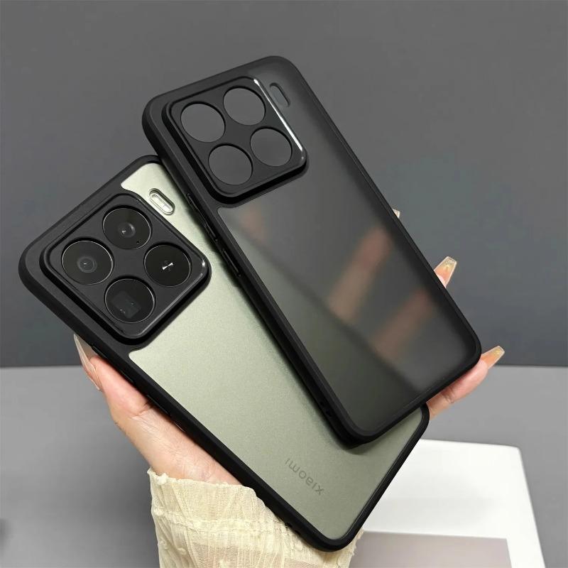 Matte Clear Phone Case For Xiaomi 15T 17T Pro Acrylic PC Shockproof TPU Bumper Back Cover for Xiaomi 17TPro 15Tpro 15 T