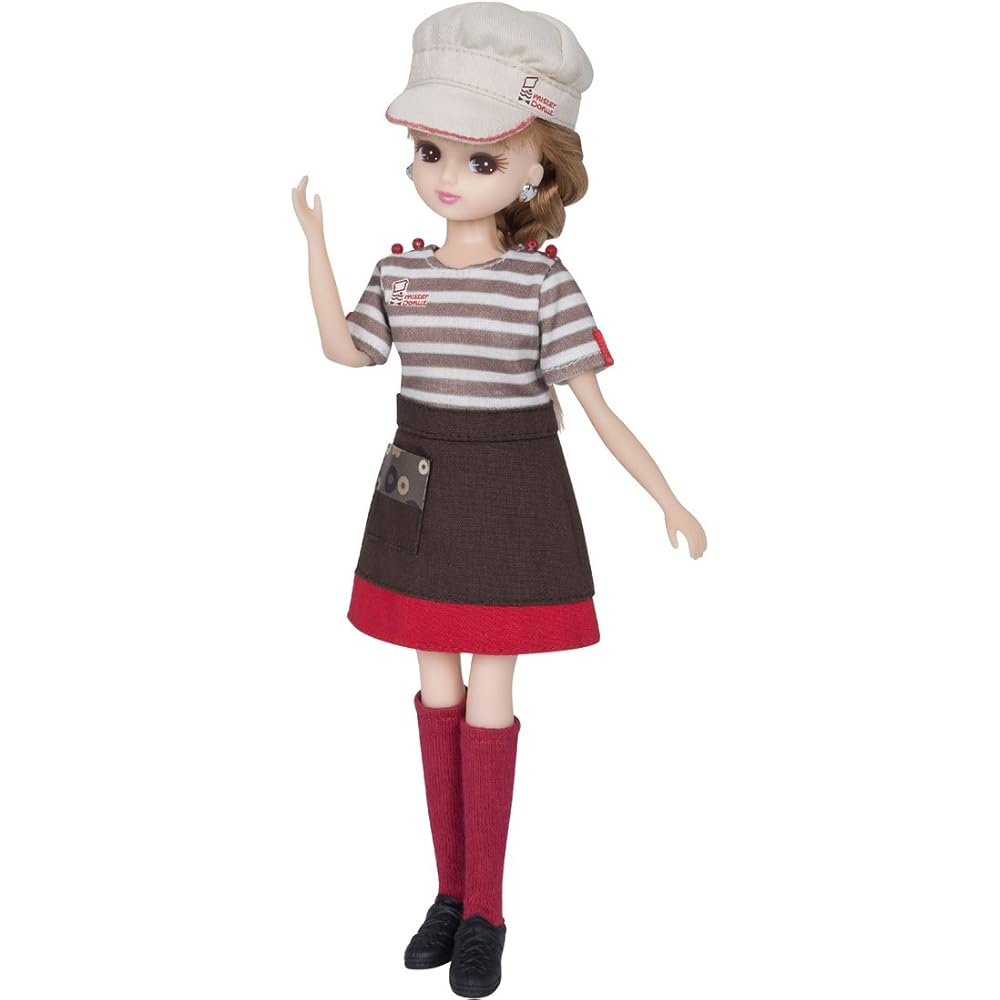 

Licca-chan Dress Mister Donut Shop Employee Outfit Fashion Doll Clothing
