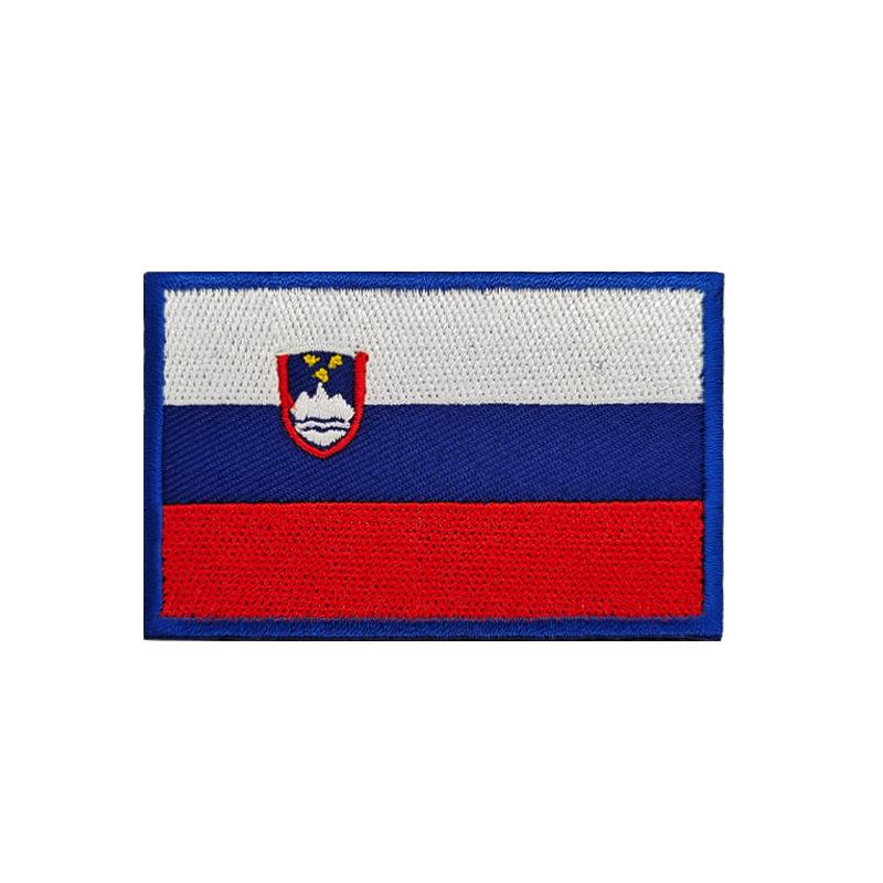 European Flags Embroidered Patches for Bags & Hats - Morale Badges with Hook, Loop & Iron-On Backing