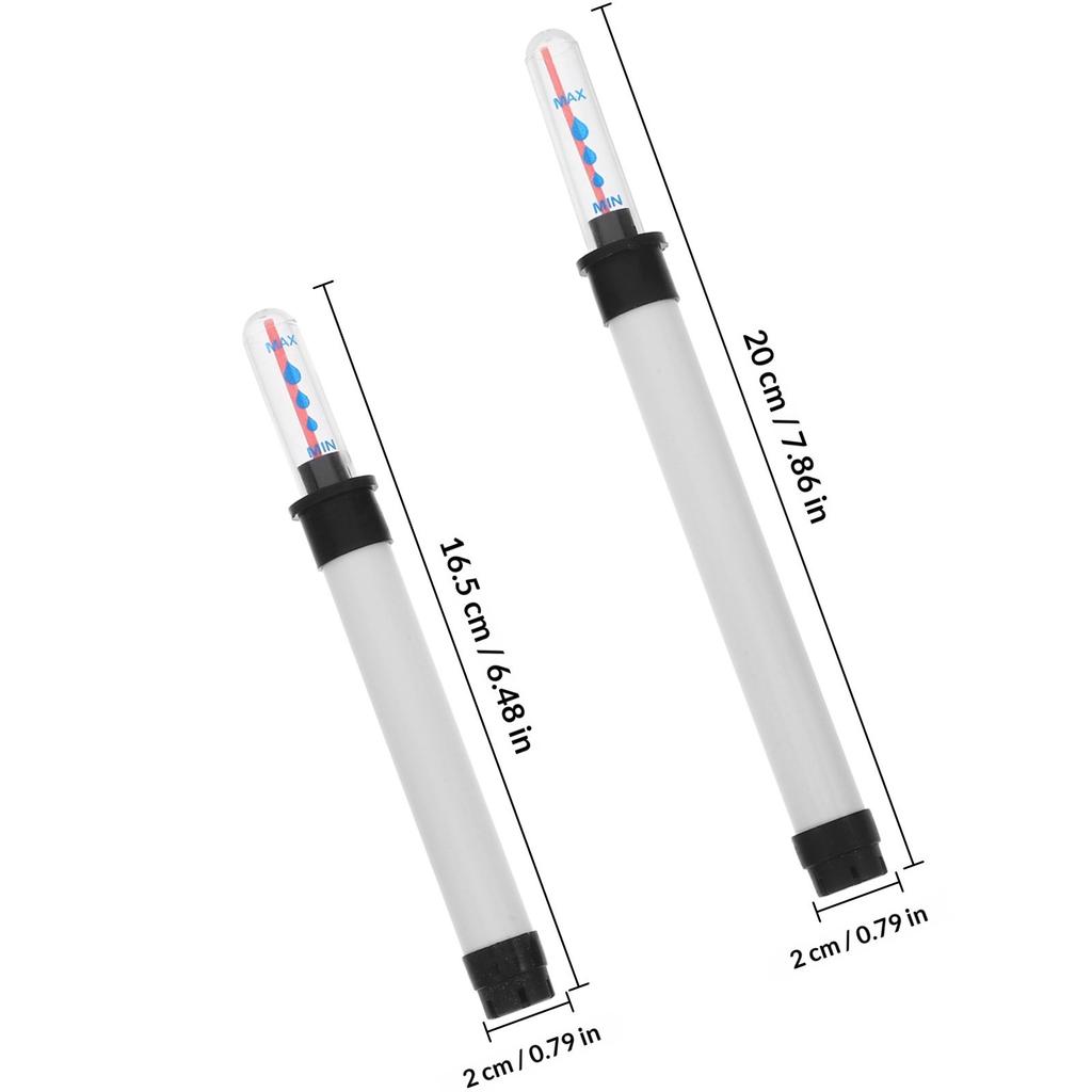 4Pcs Water Level Gauge Visual Display Sturdy Plastic Sunproof Outdoor Plant Water Shortage Reminder Moisture Indicator