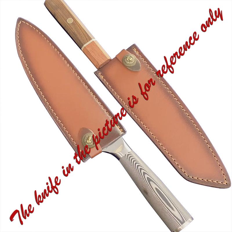 Eco-Friendly Recycled Leather Knife Sheath