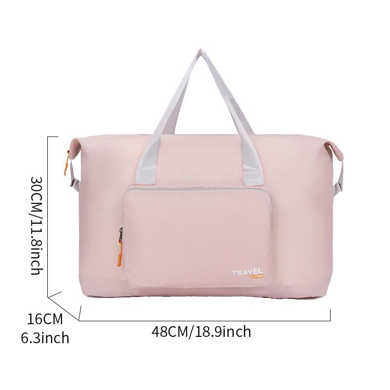 Travel Bag Folding Large Capacity Waterproof Polyester Travel Organizer For Short Trips And Storage