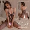 Lingerie Sexy Nexes Women's Passion Suit Transparent Temptation Open-file Net Stockings No-take-off Perspective Combination