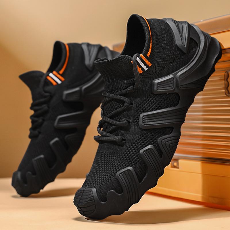 

Весенние мужские носки средней высоты из дышащей ткани, повседневная обувь, спортивная обувь, кроссовки унисекс, цветные блоки, нескользящая резиновая подошва 39