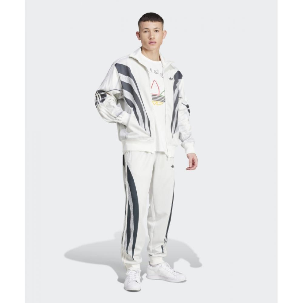 adidas Premium Q3 Print Track Pants   White Iz1637