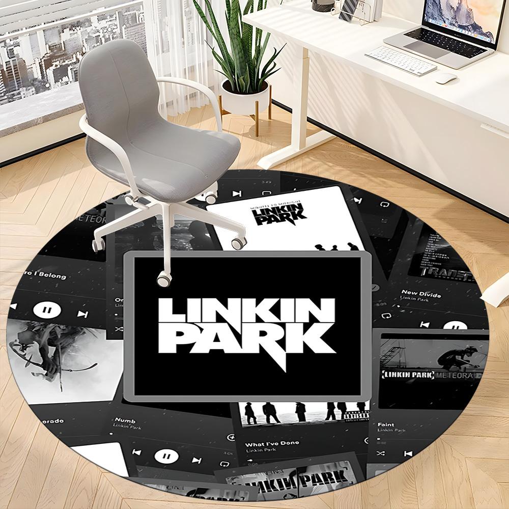 Linkin Park Büro Runder Teppich, Unter Bürostühlen Schlafzimmer Wohnzimmer Heimdeko a1016302