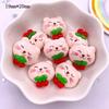 10PCS Painted Resin Kawaii Colorful Cartoon Cat Panda Rabbit Crocodile Figurines Flatback Scrapbook DIY Decor Crafts Accessories