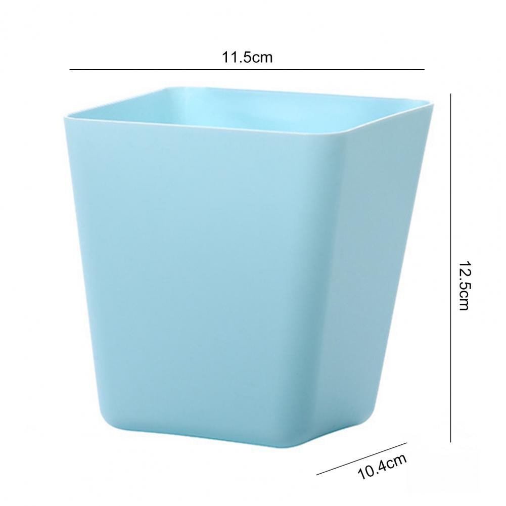 Cesto Sospeso Facile da Appendere Grande Capacità Resistente all'Umidità Design con Gancio Cesto Portaoggetti Salvaspazio Plastica Bocca Larga Pattumiera