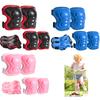 6Pcs/Set Kids Boy Girl Safety Helmet Knee Elbow Pad Sets Crianças Ciclismo Skate Bicicleta Capacete Proteção Segurança Guarda