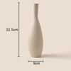 Minimalist Brushed Frosted Ceramic Vase Plant Pots Table Decoration Flowers Arrangement Floral Vases Room Aesthetic Decor