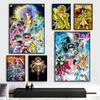 Saint Seiya Classic Anime Painting Calligraphy HD Canvas Poster Living Room Bedroom Bar Aesthetic Decoration