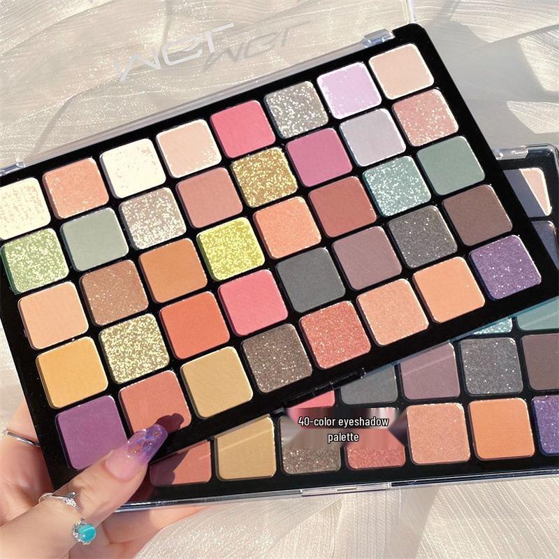 MGL40 Utopia Eyeshadow Palette: 40 Shimmer & Glitter Shades for Professional Stage and Smoky Makeup