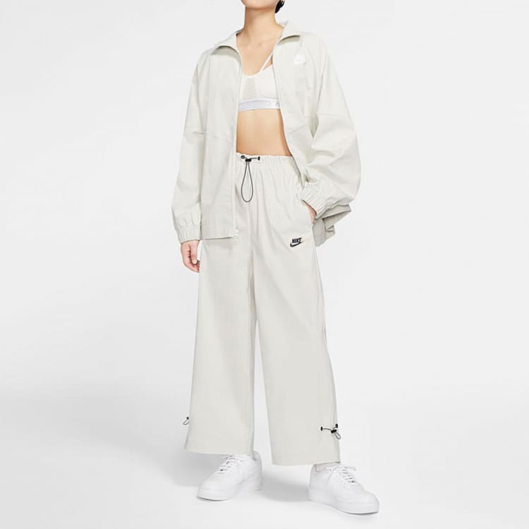 Nike Wide Leg Casual Pants Women's Light Bone CU5980-072