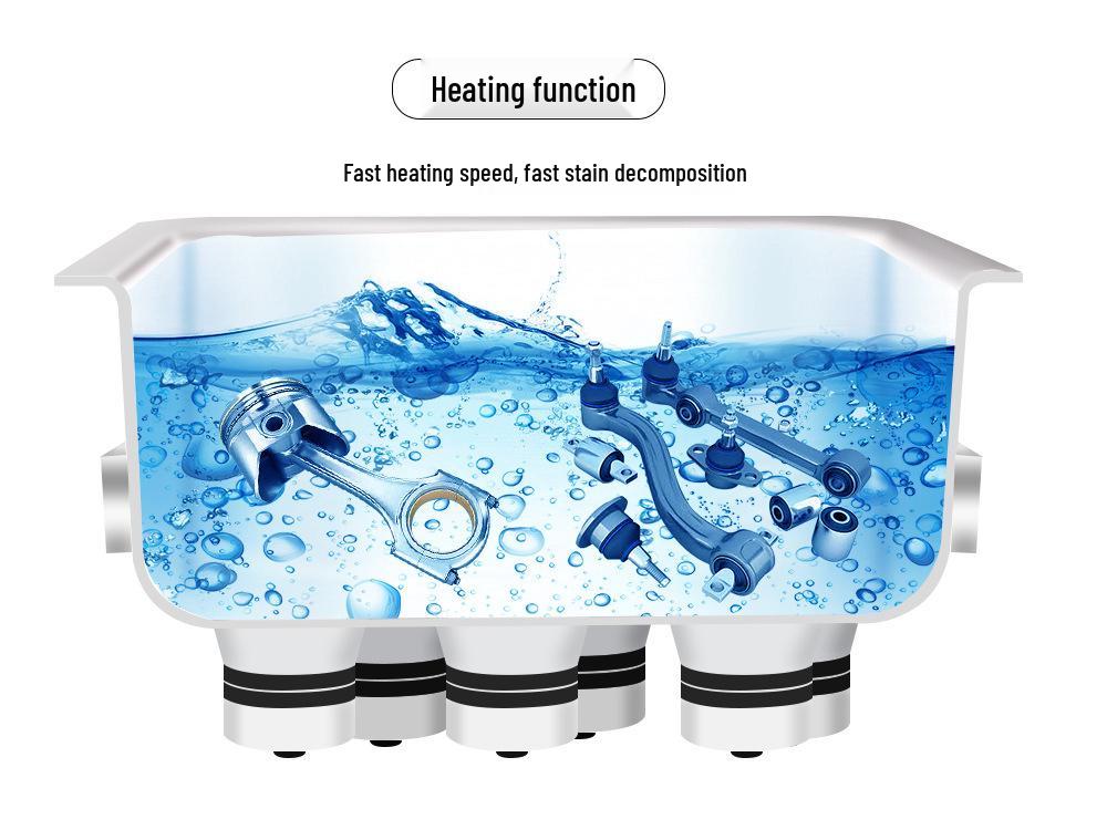 Compact Ultrasonic Cleaner for Industrial Parts & Dental Labs