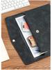 A4 PU Leather Zipper Pouch: Business Office File Bag & Stationery Folder
